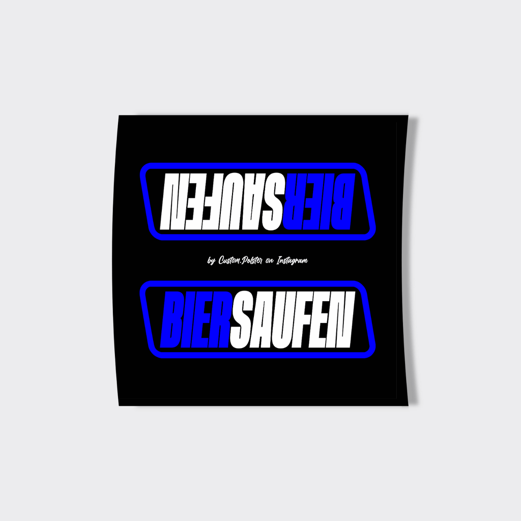 LENKERPOLSTER – BIER SAUFEN