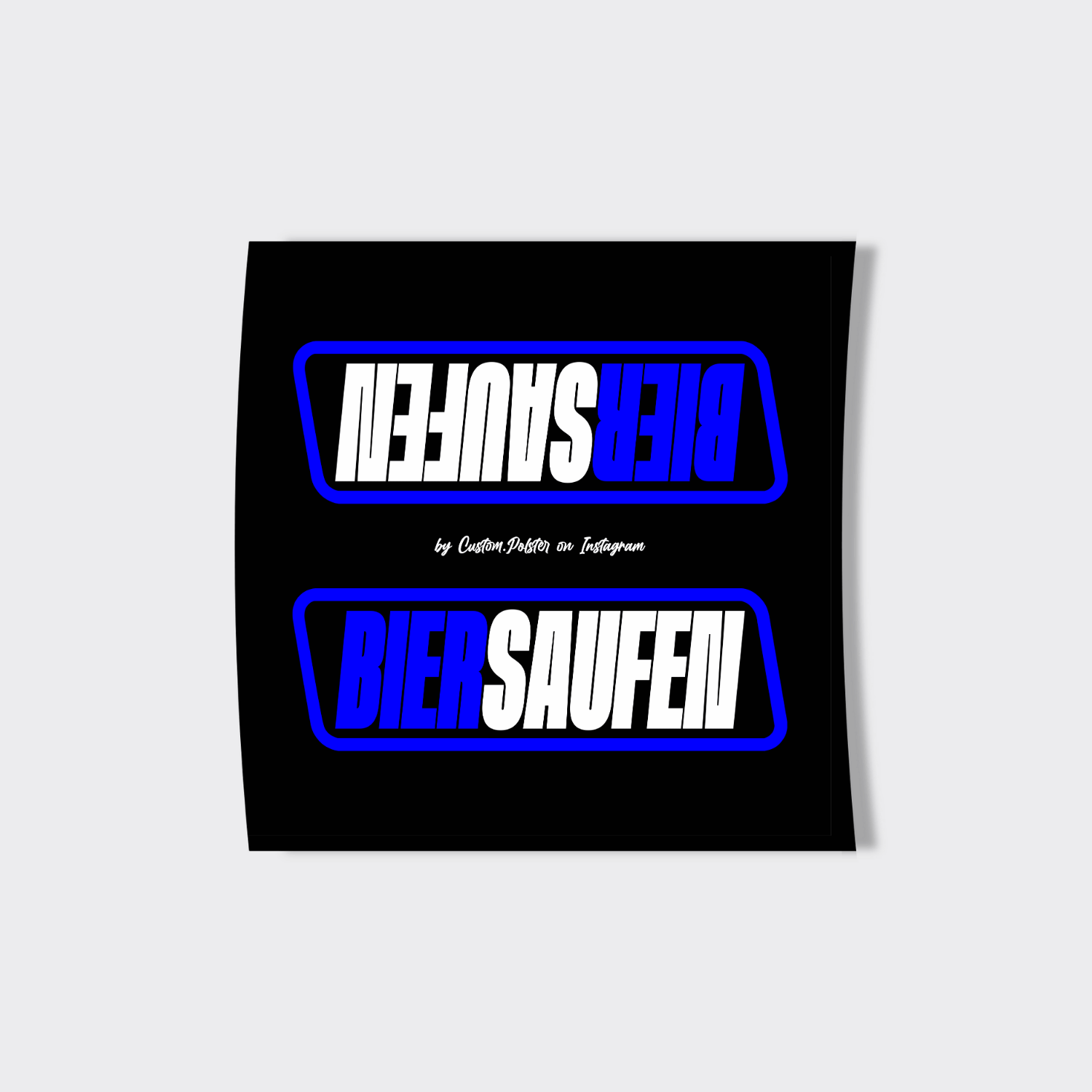 LENKERPOLSTER – BIER SAUFEN