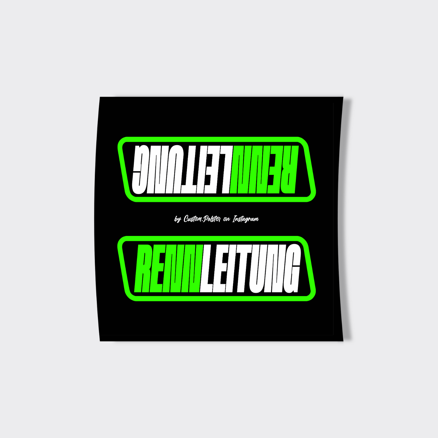 LENKERPOLSTER – RENNLEITUNG