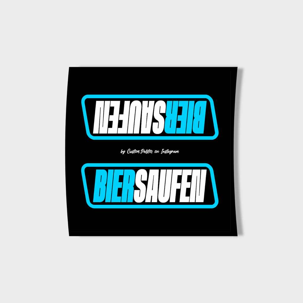 LENKERPOLSTER – BIER SAUFEN